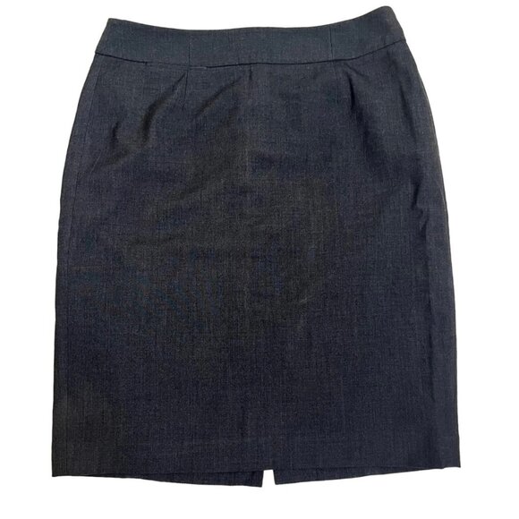 40% off! Calvin Klein skirt women's 6 gray pencil skirt fully lined back zip - Picture 1 of 6